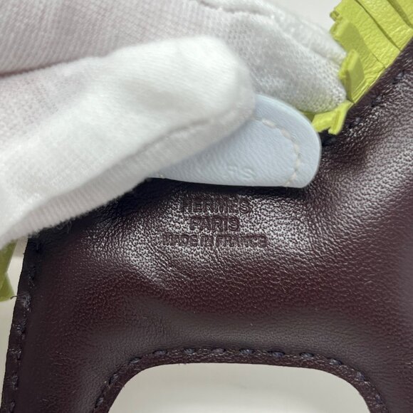 HERMES BNIB Milo Lambskin Rodeo PM Bag Charm - Picture 5 of 11